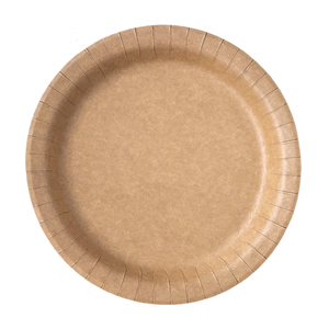 Biểu Tượng Tùy Chỉnh 26Cm Thân Thiện Với Môi Dùng Một Lần Giấy Kraft Tấm Phân Hủy Sinh Học Nhiệm Vụ Nặng Nề Cho Các Bên Phục Vụ Mạnh Mẽ Ủ Sử Dụng - Product Image 1