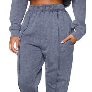 Pantalones informales elegantes de primavera para mujer, ajuste cómodo, ajuste holgado, ropa para correr al aire libre, pantalones informales de moda de talla grande - Product Image 5