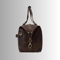 Bagages à main personnalisés sac de sport en cuir véritable pour hommes cuir de vachette Rel cuir de cheval fou sac de voyage sac de voyage