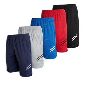 Paquete de 5 pantalones cortos de baloncesto atléticos de secado rápido de malla transpirable para Hombre Ropa Deportiva de secado rápido con bolsillos - Product Image 1
