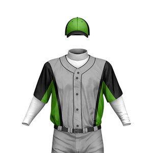 Nouvelle arrivée, ensemble de maillots de baseball respirants sur mesure, haute qualité, taille plus, vêtements d'équipe, design unique, uniforme de baseball personnalisé - Product Image 4