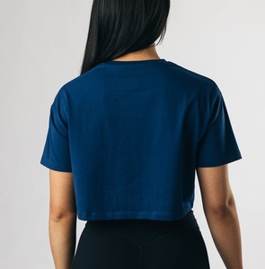 T-shirts Crop Top en Polyester Coton à Imprimés Personnalisés – Produit Populaire, Blocs de Couleurs, Excellente Qualité pour Femmes - Product Image 2