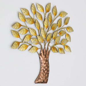 Moderne élégant aluminium métal forme carrée plaqué or décoratif mural Art fabrication vente en gros - Product Image 6
