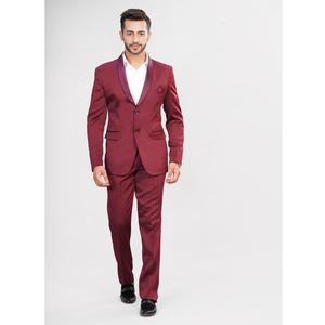 ชุดสูทผู้ชายสีน้ำตาลเข้มทันสมัยคุณภาพส่งออก แบบ 2 ชิ้น สำหรับงานเลี้ยงบริษัทและงานแต่งงาน มีจำหน่ายในราคาส่งออก - Product Image 1