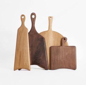 Tabla de Cortar de Madera de Acacia Gruesa con Acabado Impermeable, Tabla de Servir Duradera para Queso y Charcutería, Juego de Tablas para Suministros de Hotel - Product Image 6
