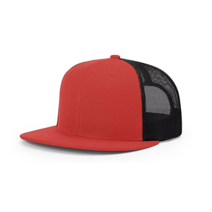 Vente en gros Casquette de camionneur en maille de coton Casquette de camionneur unisexe sur mesure Casquette de camionneur décontractée unie - Product Image 2