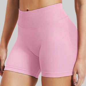 High Waist Push up <b>Shorts</b> Women Solid Color Workout Yoga <b>Shorts</b> Fitness Women Running <b>leggings</b>, Seamless, High Waist - Product Image 5