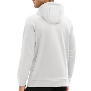 เสื้อฮู้ดดี้ผู้ชายพิมพ์โลโก้ตามสั่ง ผ้าฝ้าย 100% แขนยาว เสื้อสเวตเชิ้ต ขายส่ง OEM สไตล์ลำลองสตรีทแวร์ - Product Image 4