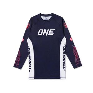 Concevez votre propre chemise de compression par sublimation Bjj Rashguard Profesional MMA OneFC Training Slim Fitt Compression Rash Guard - Product Image 3