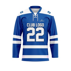 Jersey de Hockey sobre Hielo para Adultos con Estampado por Sublimación de 280 Gramos, Hombros de Malla con Hoyuelos, Números de Jugador y Nombre del Equipo - Product Image 3