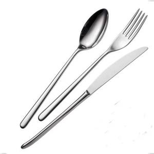 Juego de vajilla de acero inoxidable, juego de cubertería dorada con cuchara y tenedor, Logo personalizado - Product Image 6