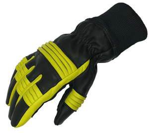 Guantes mecánicos de alto rendimiento Calor Lucha contra incendios TRP Guantes de trabajo industrial resistentes a impactos de cuero sintético resistente - Product Image 4