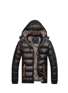 Chaquetas de burbujas para hombre a la moda, lienzo de color personalizado, diseño clásico personalizado - Product Image 4