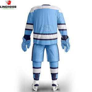 Meilleur prix Ensembles d'uniformes de hockey sur glace de nouvelle conception en stock! - Product Image 3
