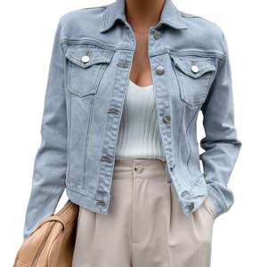 Chaqueta Vaquera Transpirable al por Mayor para Mujer con Diseño de Logotipo Personalizado para las Temporadas de Invierno al Aire Libre, para Damas y Chicas, en Existencia - Product Image 1