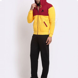 Chándal de lana de color sólido unisex XXL, sudaderas transpirables de algodón 100%, diseño personalizado, conjuntos de fitness de invierno para exteriores, MOQ bajo alto - Product Image 3