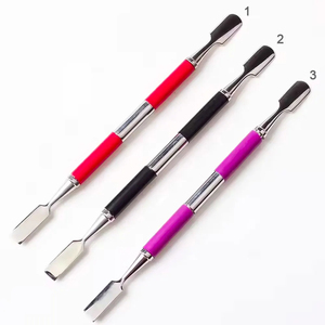 MORGANS INDUSTRIES Dual-End Stainless Steel Nail Pusher <b>Tool</b> with Purple Handle Reusable for Manicure and <b>Pedicure</b> Care - Product Image 4