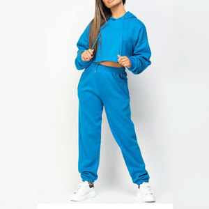 Conjunto de Sudaderas Cortas para Mujer, Diseño Personalizado, Estilo Urbano, Precio Razonable, Superventas - Product Image 2