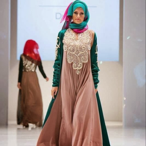 Heavy Look <b>Wedding</b> Wear <b>Abaya</b> for Muslim Womens Islamic Clothing - Product Image 1