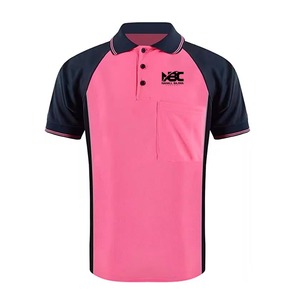 เสื้อโปโลสำหรับผู้ชายเสื้อสะท้อนแสงมองเห็นได้ชัดเจนเสื้อแขนสั้นสำหรับงานก่อสร้างงานก่อสร้าง - Product Image 1