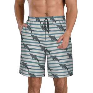 Shorts de Pesca para Hombre de Verano con Cordones, 5 Pulgadas, Tallas Grandes, Trajes de Baño Personalizados, Shorts de Playa para Hombre - Product Image 1