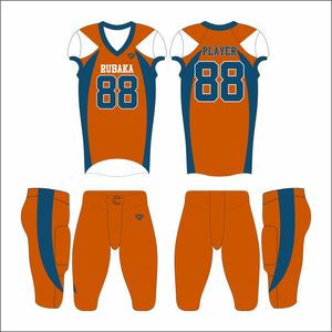 Jersey de Fútbol Americano Ligero Reversible Personalizado por Sublimación, Talla Grande Unisex, Uniforme de Fútbol al por Mayor - Product Image 2