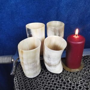 Mejor venta tradicional cuerno vidrio hecho a mano Estilo Vintage para cerveza hidromiel regalo en el suministro al por mayor - Product Image 1