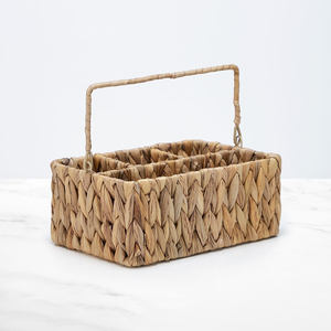 Gran oferta, organizador de cubiertos de jacinto de agua, soporte para utensilios hecho a mano, suministros para restaurantes - Product Image 6