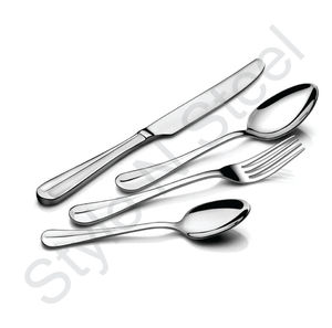 Toptan fiyat gümüş çatal bıçak kaşık seti tasarım ile sofra bıçağı ve kaşık paslanmaz çelik floransa yemek setleri içerir - Product Image 1