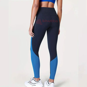 Pantalones de Yoga de calidad superior para mujer, mallas con bolsillos de cintura alta, cómodas mallas deportivas personalizables de LICRA para mujer - Product Image 3