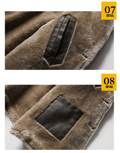 <b>Mens</b> Leather <b>Jacket</b> Autumn and Winter Warm <b>Velvet</b> Blazer Motorcycle <b>Jacket</b> - Product Image 4