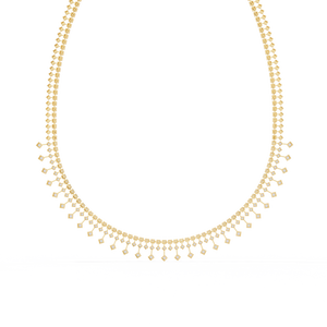Magnifique collier en or 18 carats avec diamants de laboratoire pour femmes - Product Image 3