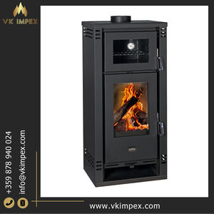 Estufa de leña de acero independiente de diseño moderno Chimenea de bajo consumo de alta calidad Hoteles Dormitorios Distribuidor de confianza - Product Image 3