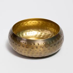 Antique Design Urli Bowl 20 inch Size Metal Round Hammered Urli Bowl For Home Decor Copper Metal at Affordable Price - Product Image 1