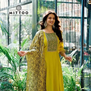 Mittoo Designer Modal Silk Kurtis Distribuidor mayorista de estilo formal en India-Muskaan - Product Image 6