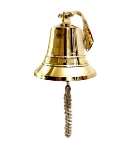 Campana de barco de latón envejecido/Vintage hecha a mano, venta sólida, campana personalizada, pared náutica, decoración Vintage, colgante de ancla - Product Image 1