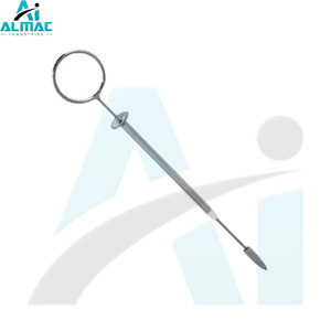 Extractor de tumores de tetina de acero inoxidable con certificado CE ALMAC, instrumento quirúrgico veterinario con logotipo OEM personalizado para cirugía de ganado - Product Image 3