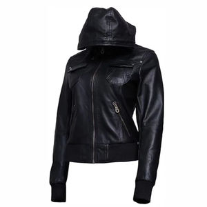 แจ็คเก็ตหนังแกะแท้ของผู้หญิงเสื้อผ้าแฟชั่น2025สำหรับผู้หญิงสไตล์บอมเบอร์ผ้าแคนวาสระบายอากาศได้ดี - Product Image 1