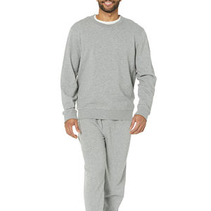 Sudadera Unisex de Algodón y Felpa al por Mayor, de Alta Calidad, Informal, Lisa, con Cuello Redondo, Suministro de Fábrica OEM - Product Image 1