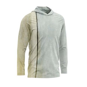 Camisa de Pesca con Capucha de Manga Larga para Hombre, Estampado Degradado, Secado Rápido, Protección Solar UPF 50, Ropa para Actividades al Aire Libre - Product Image 2