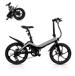 Bicicleta eléctrica plegable FENE de 20 pulgadas, con asistencia de pedaleo y acelerador, cuadro plegable de paso bajo, bicicleta eléctrica con certificación UL - Product Image 1