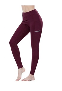 <b>Women's</b> Crystal studded Designer studded Silicone Gripping Ladies and <b>Women</b> Equestrian Sports Horse Riding Tights <b>Leggings</b> - Product Image 3