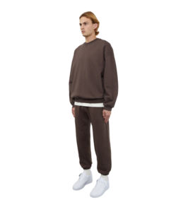 Sweat-shirts unisexes en coton 100% 380g lourd, lavés, coupe classique, doublure en polaire écologique, mode streetwear, hiver, homme - Product Image 3