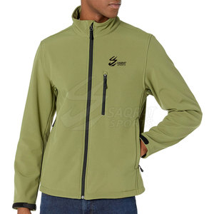 เสื้อแจ็คเก็ตซอฟต์เชลล์แบบซิปหน้า ดีไซน์ใหม่ เป็นมิตรกับสิ่งแวดล้อม ระบายอากาศได้ดี มีโลโก้ด้านหน้า สำหรับผู้ชาย ใส่ในฤดูหนาว - Product Image 2