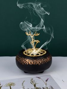 Quemador de Incienso Redondo de Latón para Rituales Tradicionales, con Estructura Resistente y Acabado Elegante para Uso Espiritual Diario - Product Image 6