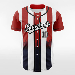 Maillot de baseball vierge personnalisé à manches courtes à des prix abordables/Vente en gros Maillots de baseball unis imprimés par sublimation personnalisés pour hommes - Product Image 1