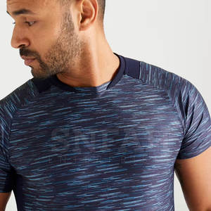 Camiseta Deportiva de Poliéster Personalizada al por Mayor, de Secado Rápido, para Correr, Fitness, Entrenamiento, Gimnasio, Deporte, para Hombre - Product Image 6