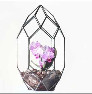 Plantes Succulentes Bambou Couvercle En Gros Coloré Givré Ambre Noir Clair Valentine Imprimer À La Main Soie Métal Cylindre - Product Image 2