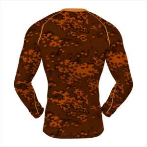 Camisa de capa base para hombre Rash Guard de caza de camuflaje hecha a medida al por mayor para caza de ciervos - Product Image 6