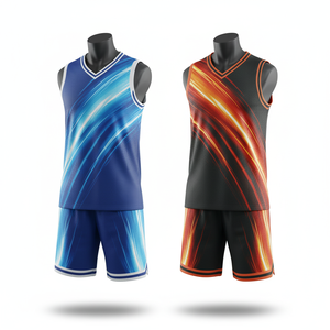 เครื่องแบบเสื้อบาสเก็ตบอลสีฟ้า - Product Image 5